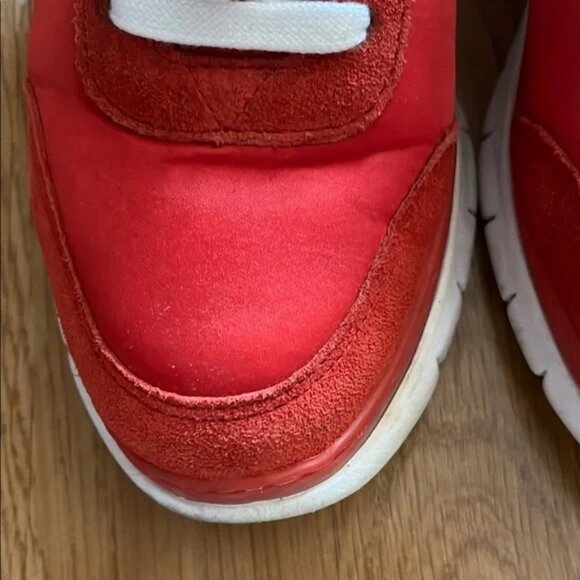 Vionic Red and White Sneakers - Picture 4 of 16